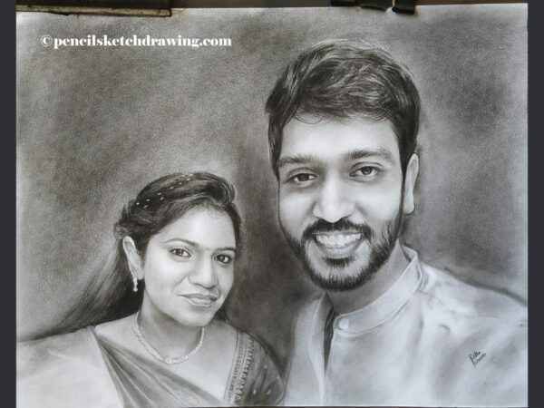 Pencil drawing from photo